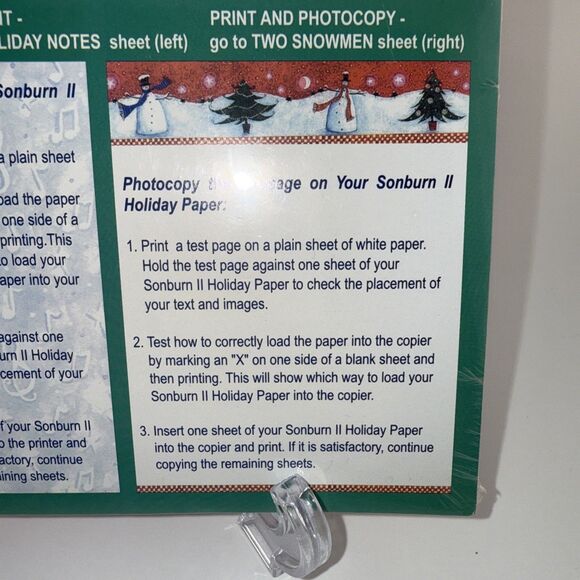 Sonburn Holiday Paper Colorful Christmas Stocking 100 Sheets New Sealed Crafts - Picture 6 of 7